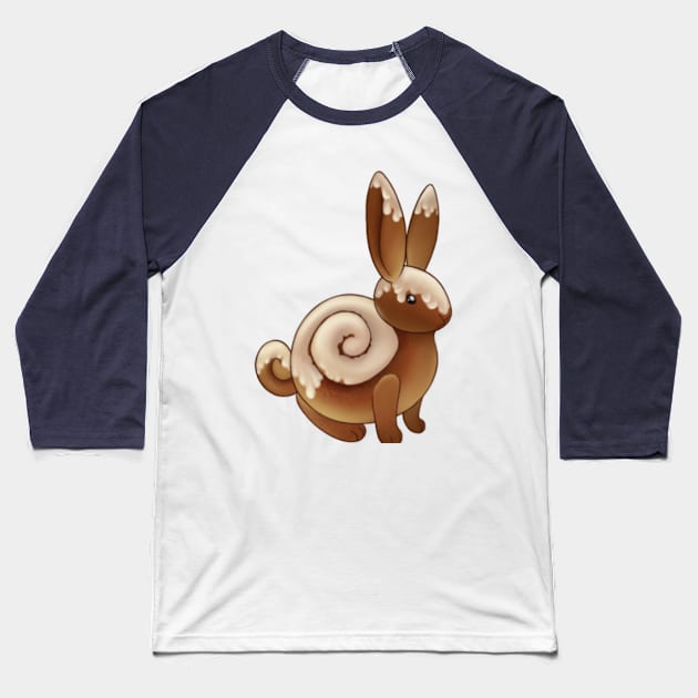 Sweet Cinnabunn Baseball T-Shirt by BlazerbunnyWDM